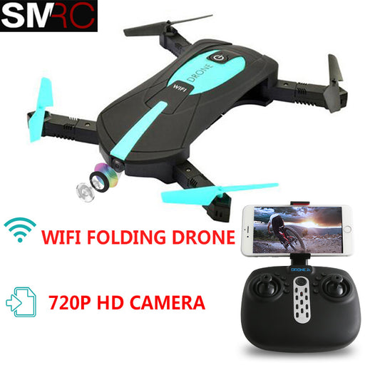 SMRC JY018 pocket drone with HD camera RC Quadcopter WiFi FPV Headless Mode Foldable Aerial flight remote control quadcopter